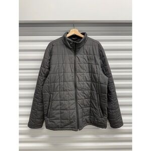 The North Face Thermoball Insulated Puffer Jacket Mens XL Grey Full Zip Quilted